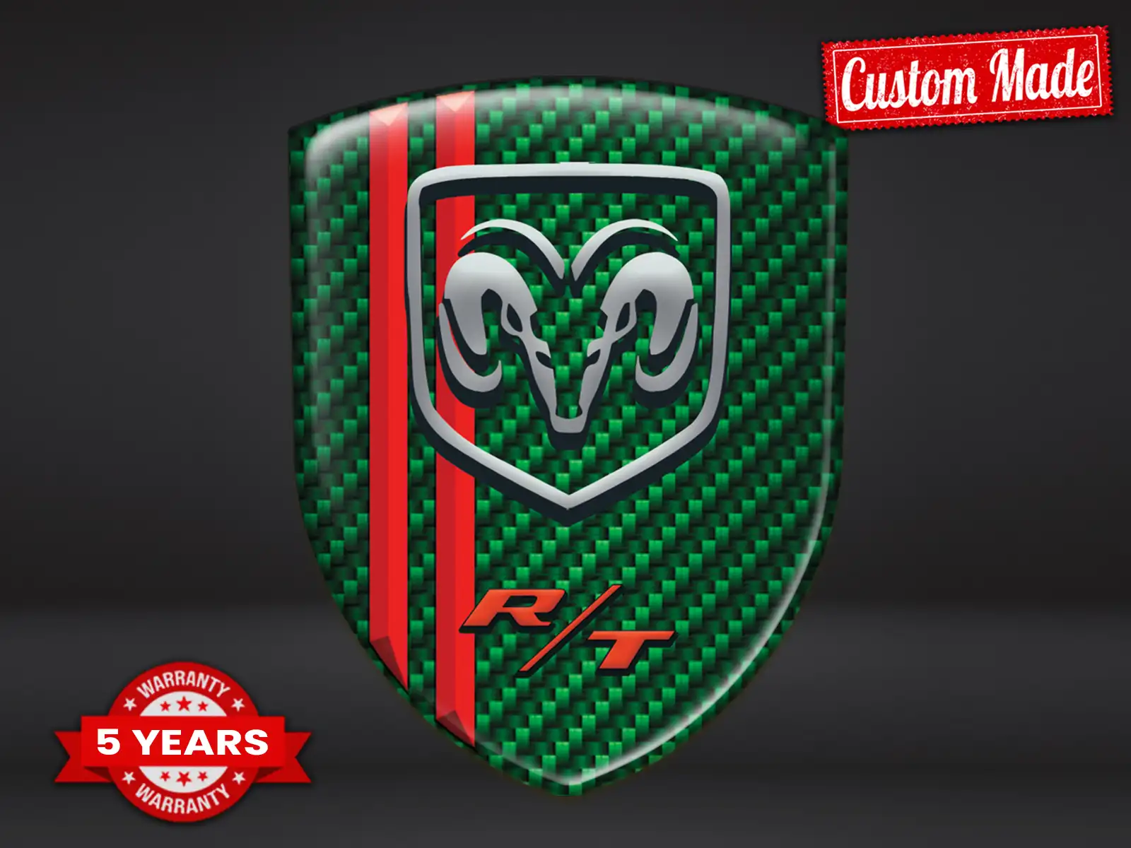 Dodge Logo Silicone Auto Performance Max Stylé Pro Résistant